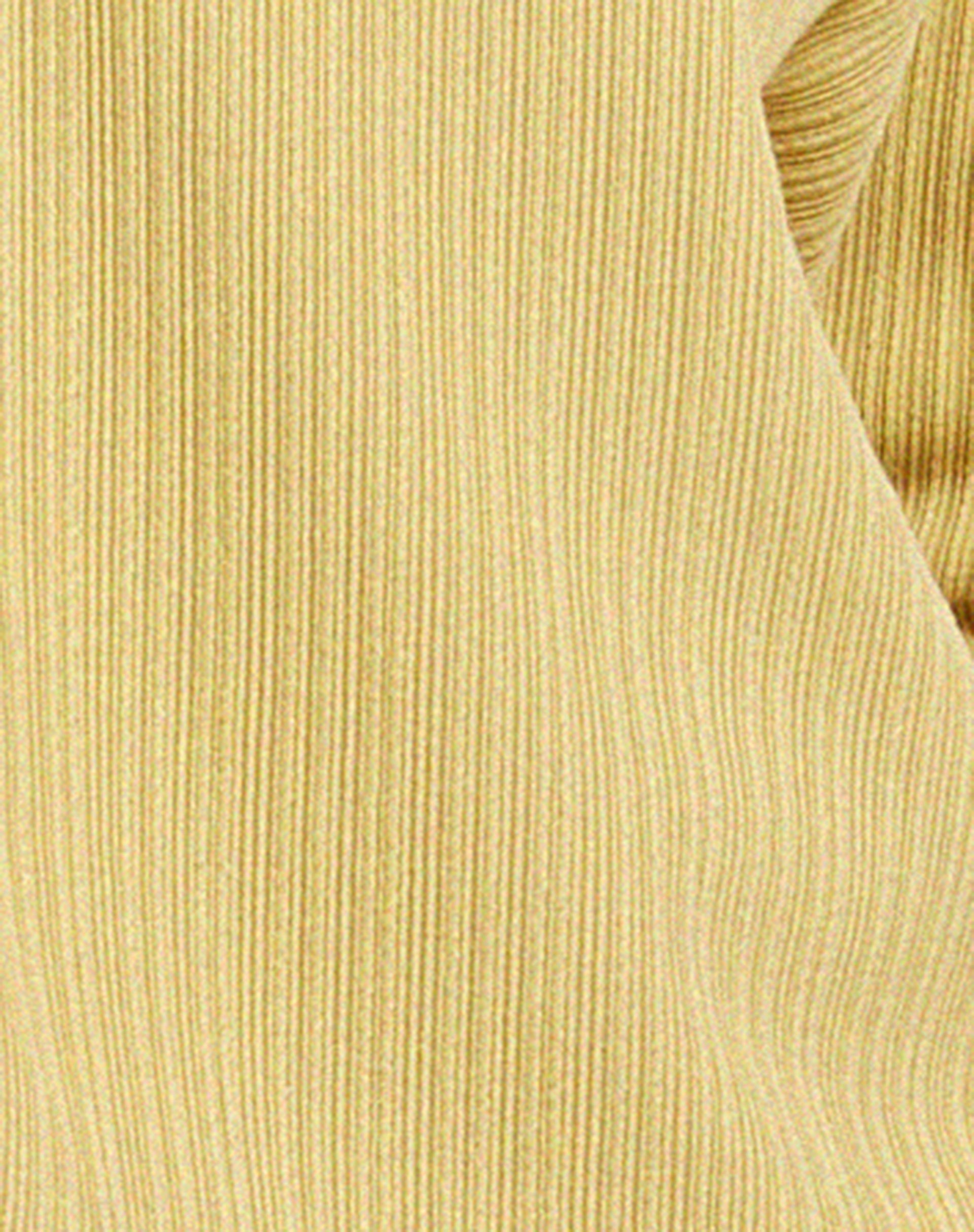 Ruix Long Sleeve Top in Jersey Plise Mustard-Nico Sky