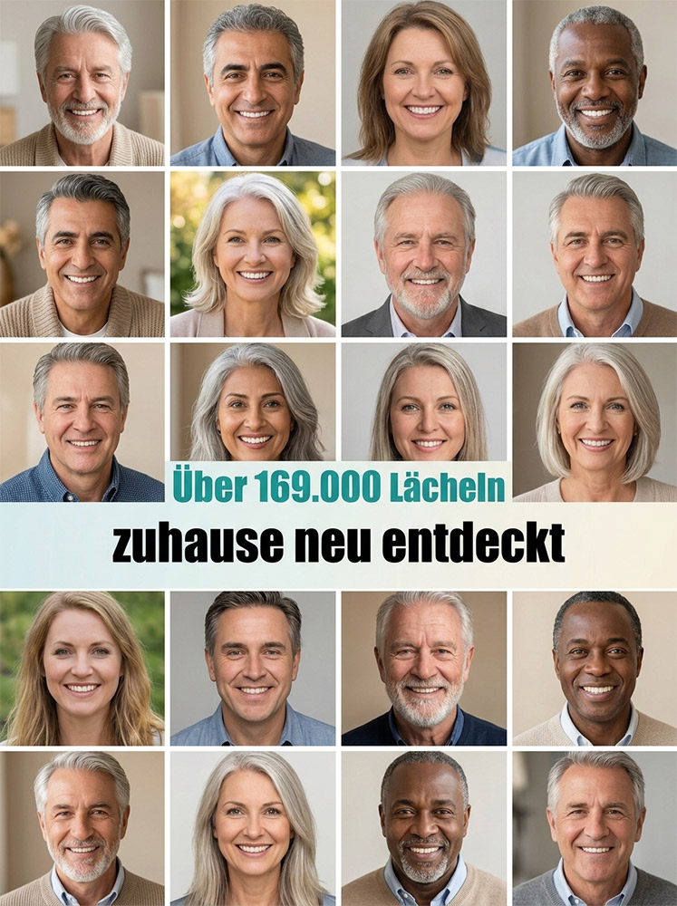 [Unsichtbar und komfortabel] Maßgefertigte voll ausgestattete medizinische Vollprothesen