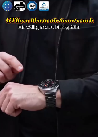 Premium Gesundheits-Smartwatch | Bluetooth-Telefonie | GPS-Tracking | 80m Wasserdicht ⌚❤️
