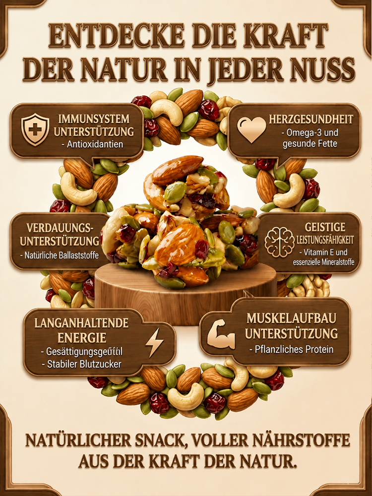 ✨️100% Ganze Nüsse & Samen Energieball aus dem Westen Premium Nuss-Energiebällchen 100% Ganze Nüsse & Samen Power! ✨️