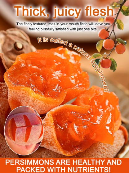 Harvard Nutritionist's Top Pick! 🍅 No-Additive Dried Persimmons, Only 20 Days a Year to Savor, Free Trial Available! ✨
