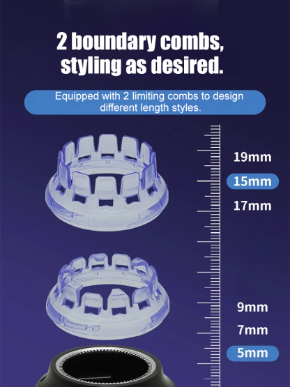 【One For All Styles】UFO Hair Clipper with 360° dead‑angle-free cutter head, saying goodbye to high salon costs.