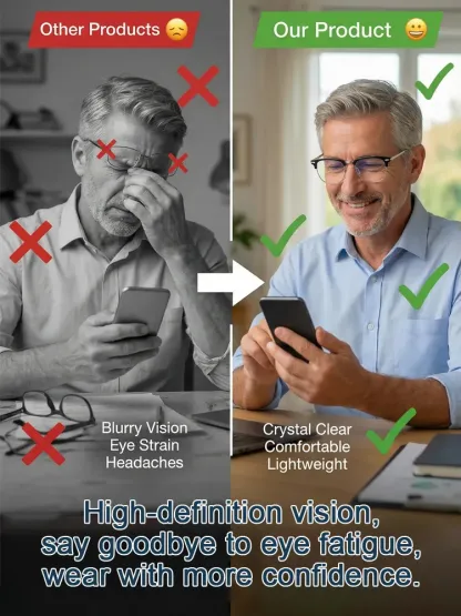 Auto-focus blue light blocking reading glasses
