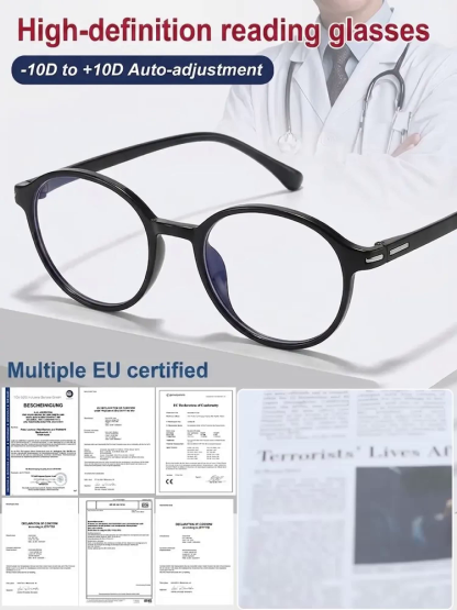 ✅Stop swapping glasses. One pair auto-adjusts to your vision instantly.