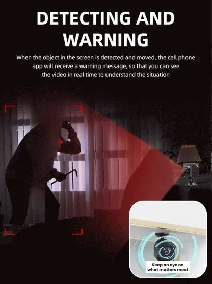 【No Drilling Installation】AI HD 4G Smart Security Camera, No Subscription Fees, 90 Days Ultra-Long Standby🎁