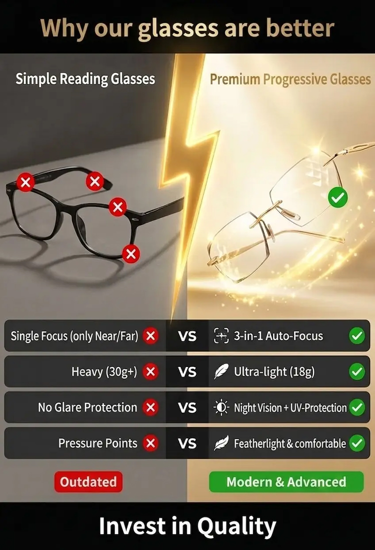 50% OFF ✅Stop Swapping Glasses. See Everything Sharp Day & Night.