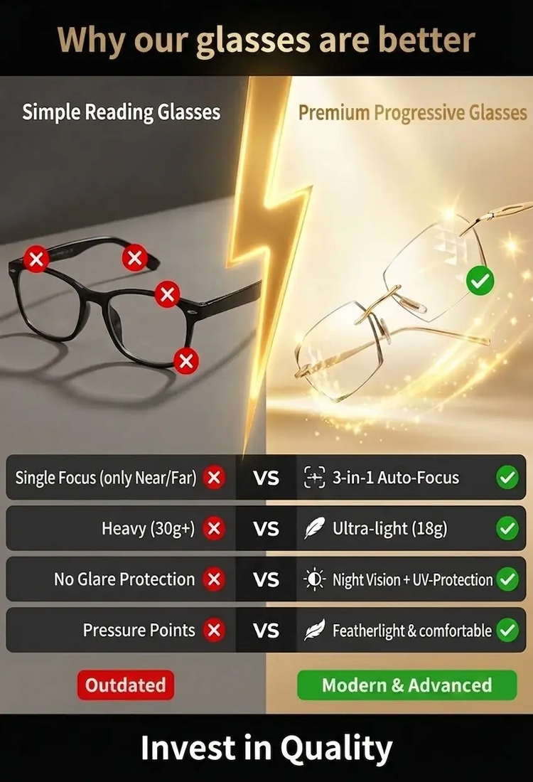50% OFF ✅Stop Swapping Glasses. See Everything Sharp Day & Night.