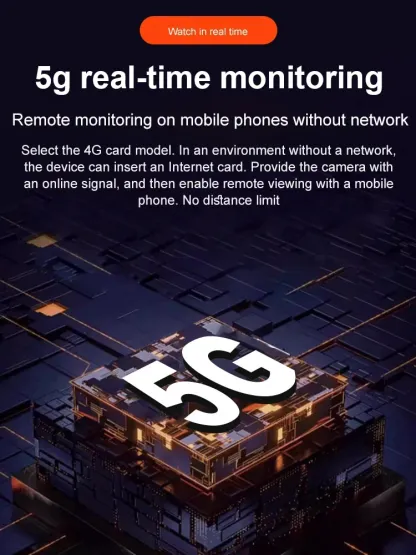 【No Drilling Installation】AI HD 4G Smart Security Camera, No Subscription Fees, 90 Days Ultra-Long Standby🎁