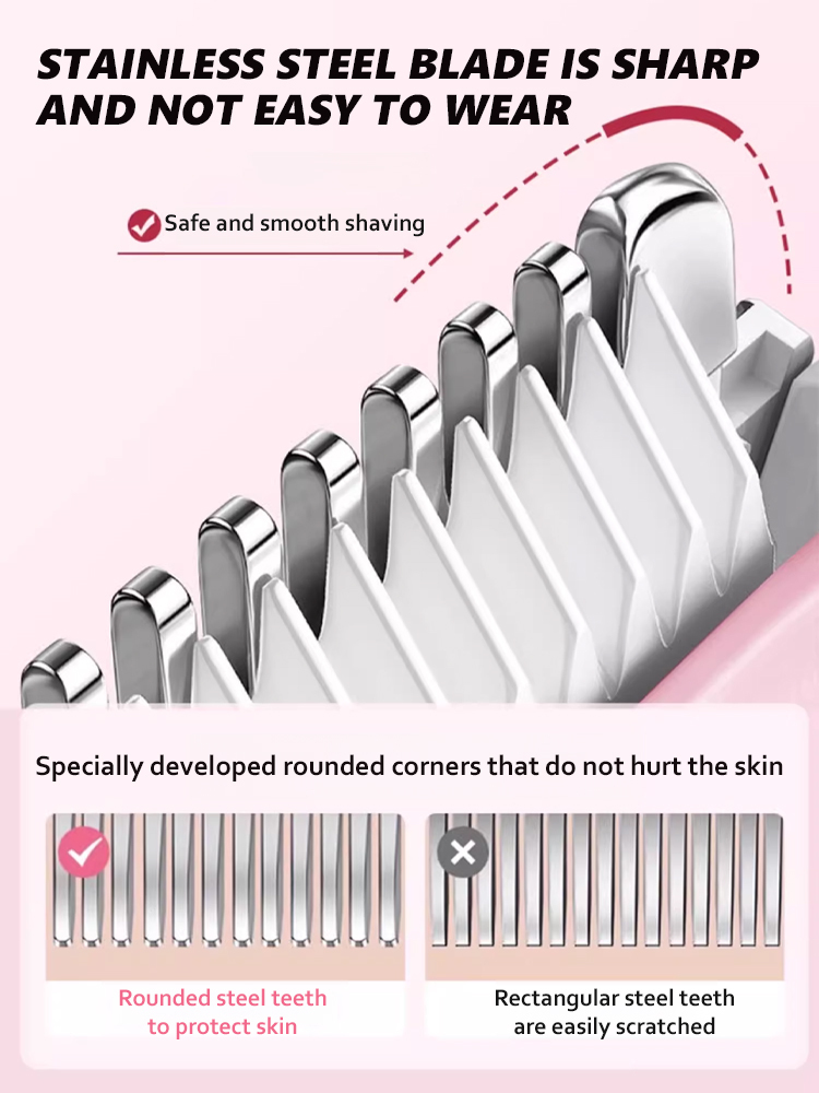 2-in-1 Wet & Dry Epilator | Painless, silky-smooth hair removal, IPX7 waterproof & fully washable 💧