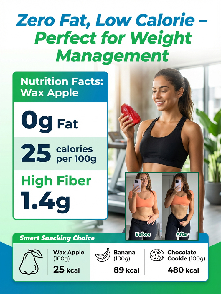 USDA-Certified Black Diamond Wax Apple Seedlings🌱 | 0 Fat, Low Calorie, Must-Have High-Yield Fruit Tree for Your Garden🏡 | 98% Germination Rate, 30-Day Survival Guarantee✅