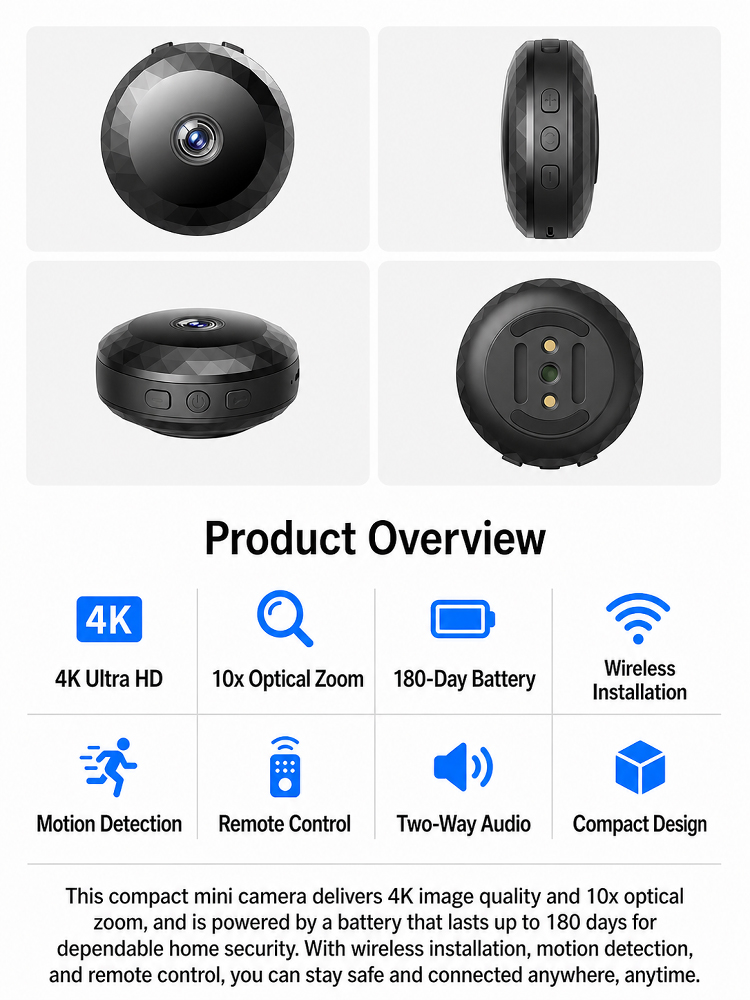 📹 No-Network Security Camera: Stick & View Ultra HD Footage, Say Goodbye To Complicated Wiring & Monthly Security Fees! 100% Wire-Free, No WiFi Required, Remote Monitoring Device With Zero Data Charges For Lifetime