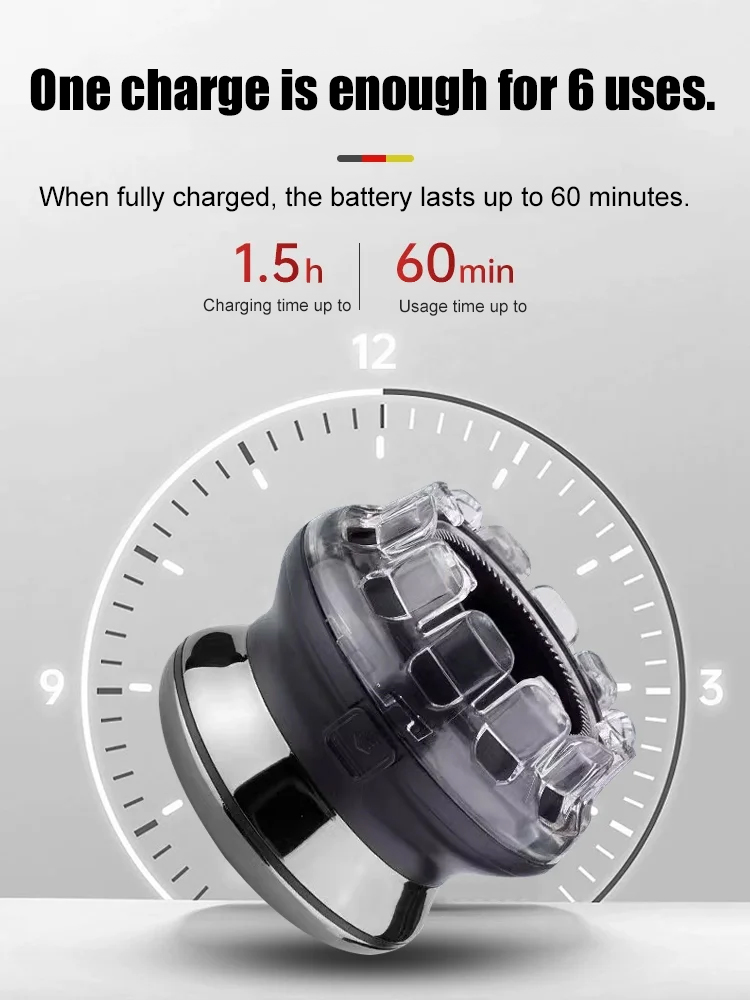 【One For All Styles】UFO Hair Clipper with 360° dead‑angle-free cutter head, saying goodbye to high salon costs.