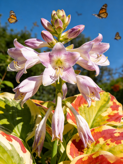 Semena vzácného pestrolistého hosty