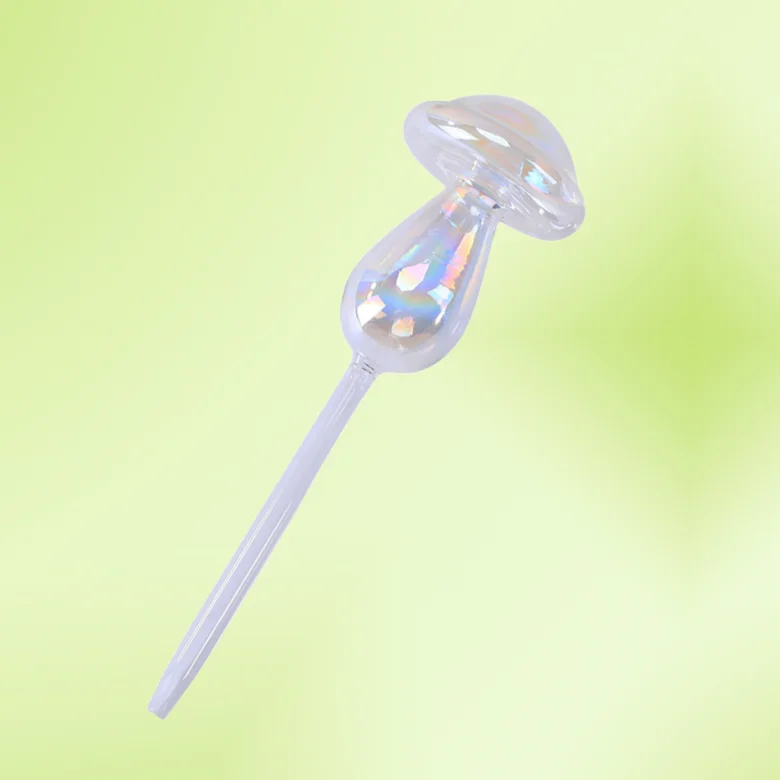 Skleněná kulatá zavlažovací koule pro rostliny domácnosti