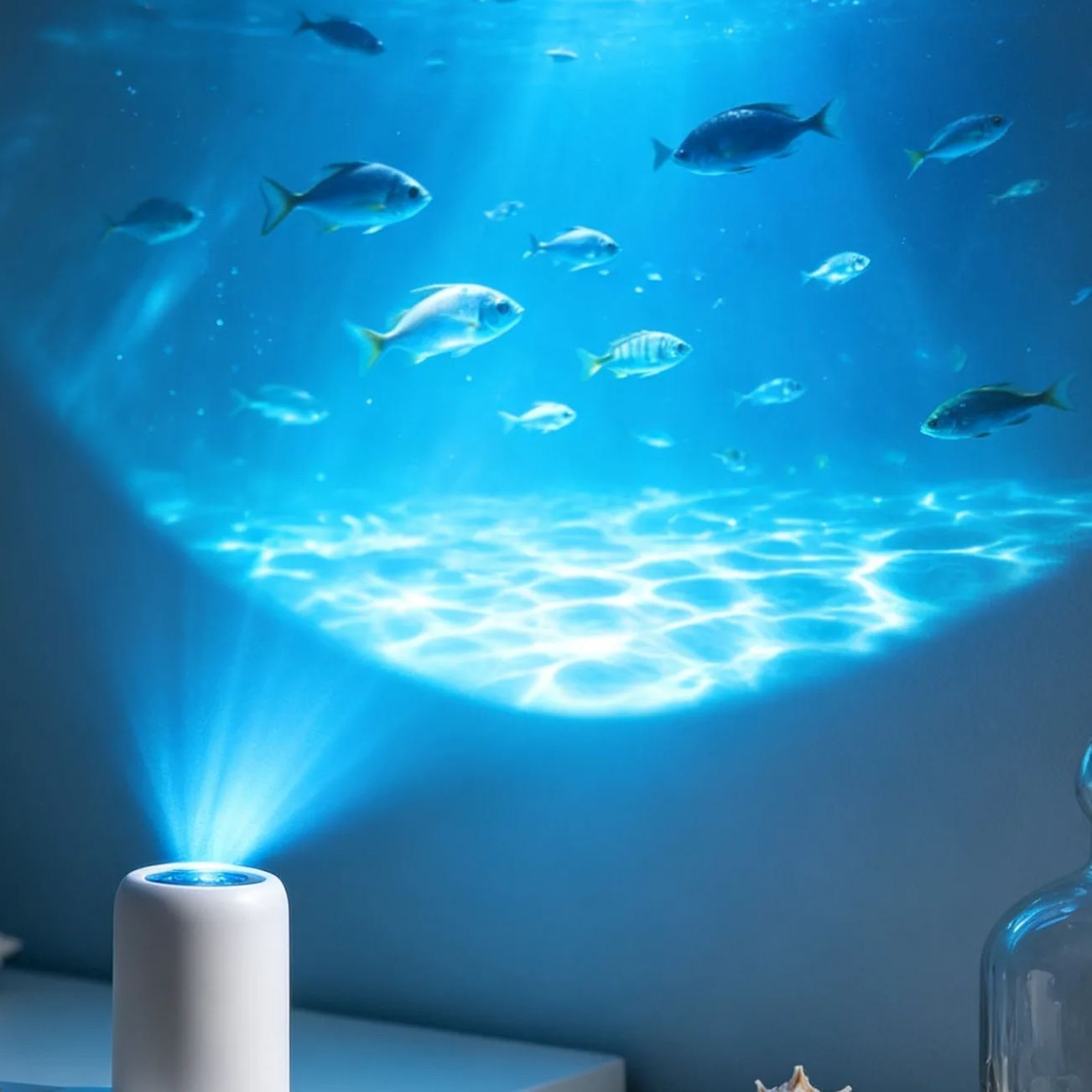 [Hit z Japonska] 3D Projektor Oceánu | 15v1 motivů, USB Plug&Play | Domácí kino, rande i auto