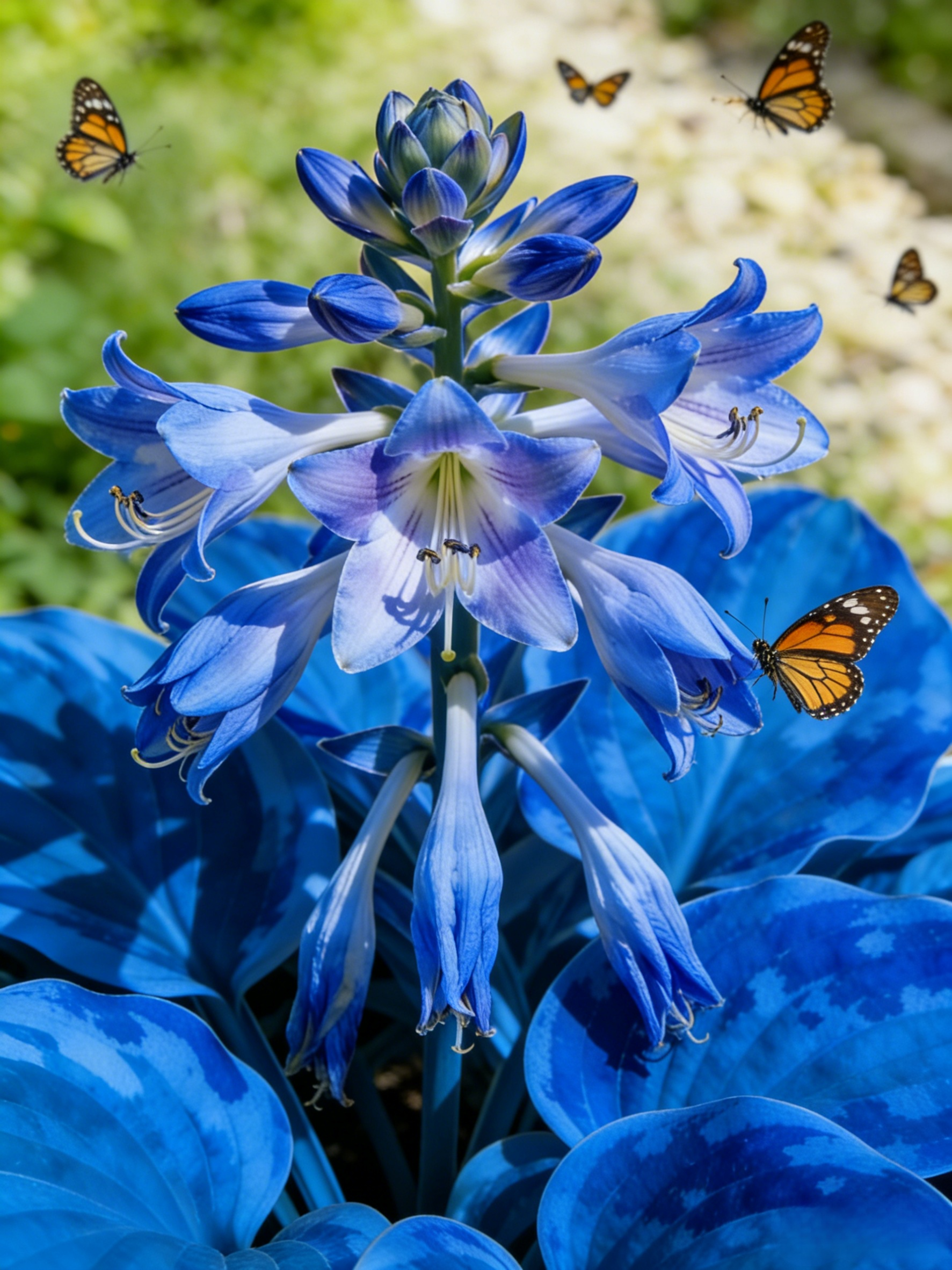 Semena vzácného pestrolistého hosty