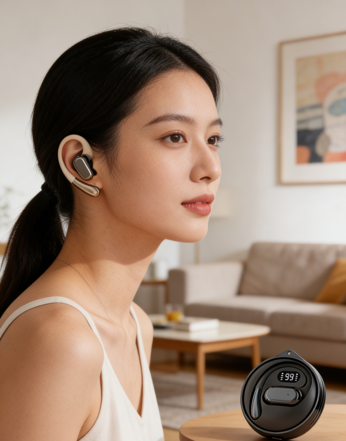 Rychlá Bluetooth inteligentní sluchátka pro překlad 144 jazyků