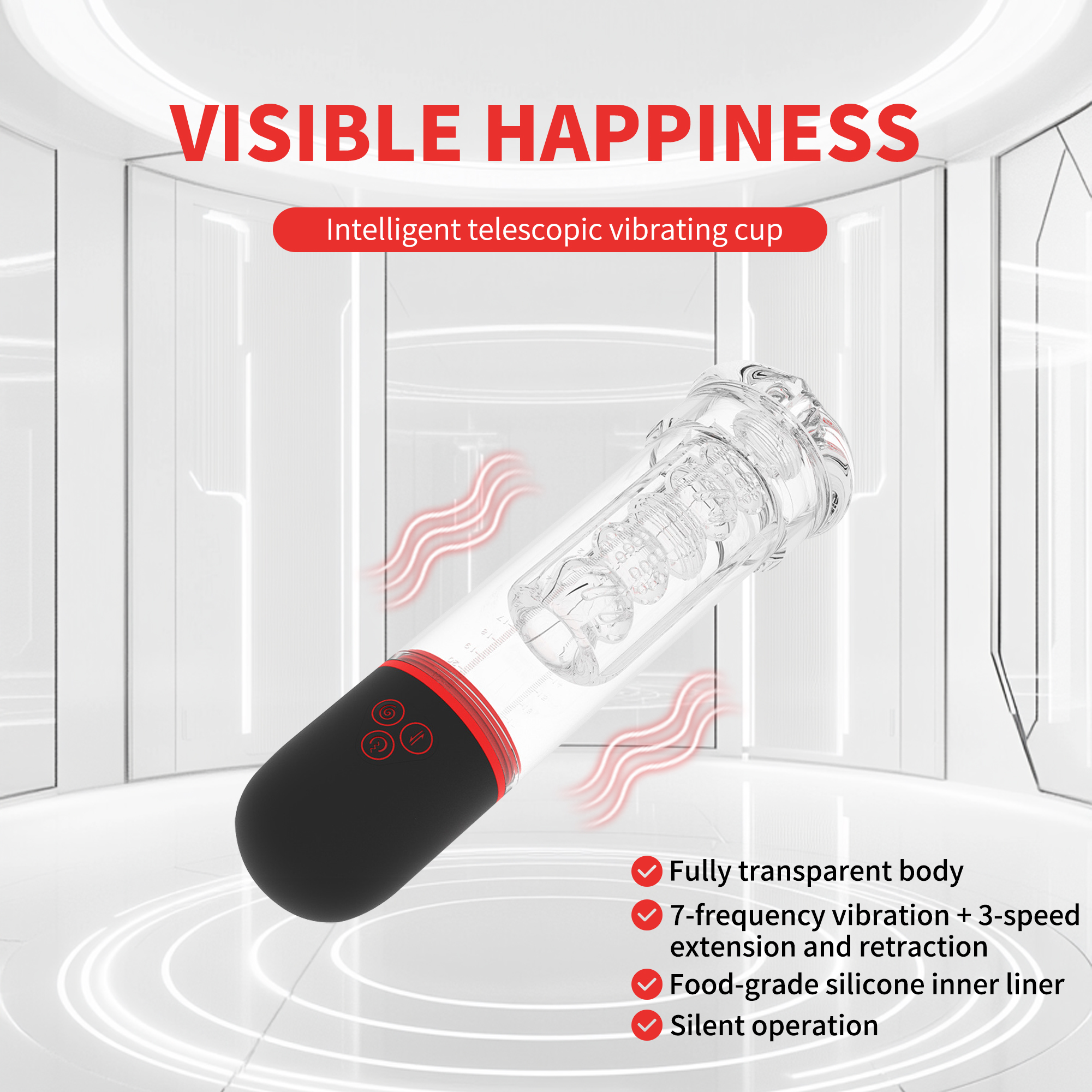 VR-Compatible Auto Thrusting Toy - USB Rechargeable