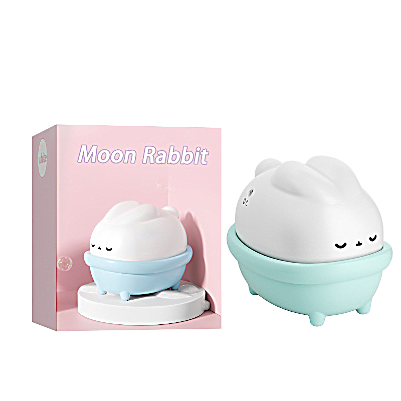 USB-Rechargeable Moon Rabbit Sucking & Vibrating Egg – Compact Waterproof Female Massager