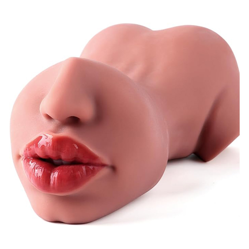 Pocket Pussy Male Masturbator Sex Toys for Men - Adult Toys 2 in 1 Pocket Pussies Lifelike Oral Masturbation Male Stroker for Mouth Sex, Realistic Blowjob Masturbators Adult Sex Toys for Men Pleasure