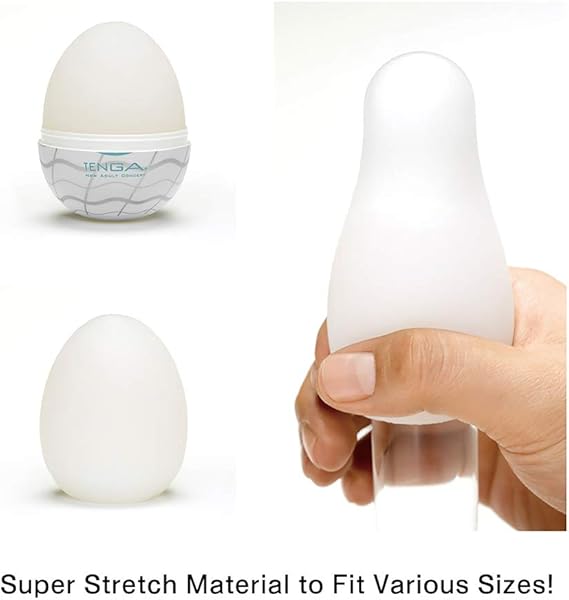  Egg, Disposable, Super-Stretchable, Pleasurable, Male Masturbation Sleeve