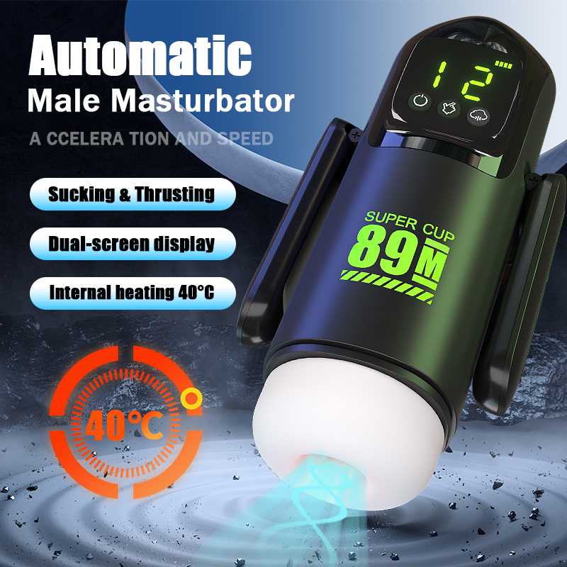 USB-C Automatic Male Masturbator Cup – Hands-Free Male Pleasure Device with 7-Mode Suction & Vibration