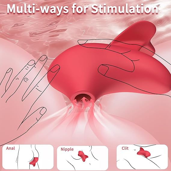 Sucking Vibrator Adult Sex Toys, Clitoral Vibrators Sex Toy with 10 Suction Modes, Adult Toys Clit Nipple Sucker for Women, Waterproof Rose Stimulator for Womens Couples Pleasure