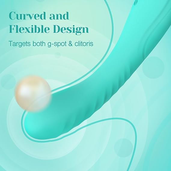 Powerful G Spot Vibrator for Deep Penetration, Adult Sex Toys for Women and Couples, Realistic Full Silicone Soft Vibrating Dildo Massager for Clitoral and Anal Stimulation