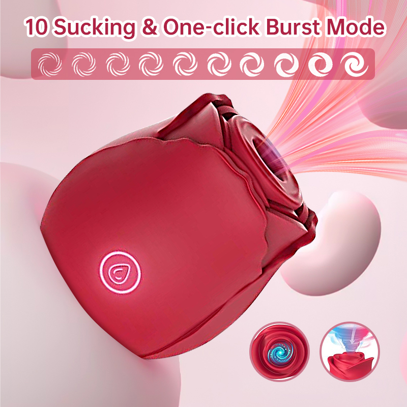 USB-Rechargeable Portable Rose Sucking Stimulator – Compact Women’s Pleasure Device