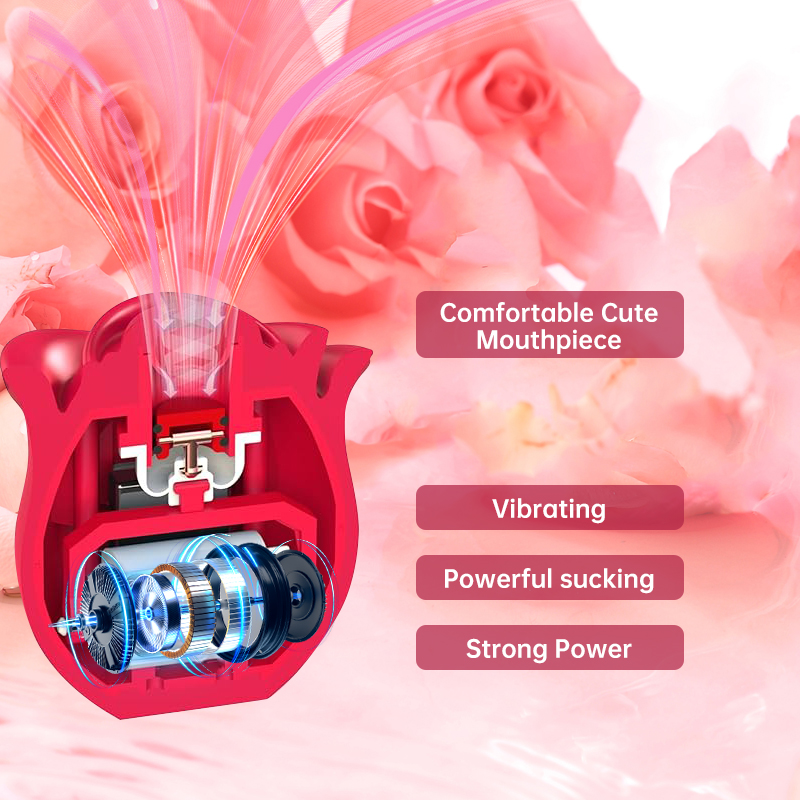 USB-Rechargeable Portable Rose Sucking Stimulator – Compact Women’s Pleasure Device