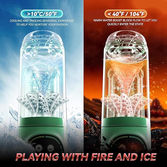  Male Masturbator Penis Pump - Male Sex Toys for Men Sex Toy Pocket Pussies 7 Thrusting Rotating Vibrating Sucking Licking Stroker Adult Toys Vacuum Pumps & Enlargers LCD APP S&M Ticklers