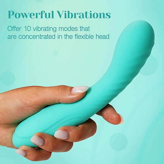 Powerful G Spot Vibrator for Deep Penetration, Adult Sex Toys for Women and Couples, Realistic Full Silicone Soft Vibrating Dildo Massager for Clitoral and Anal Stimulation