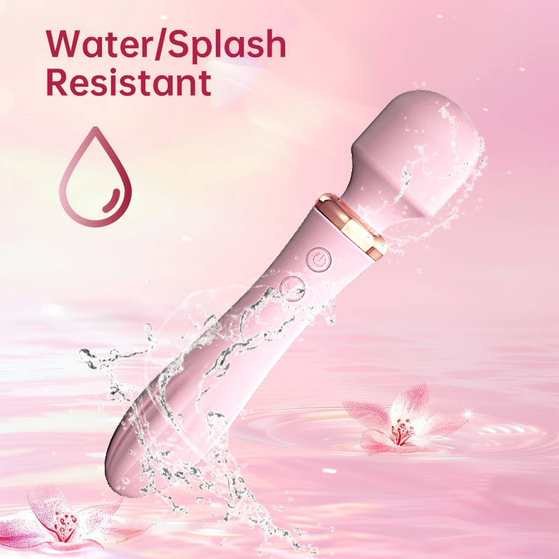 USB-Rechargeable Dual-Head Vibrating Massage Stick – Waterproof Silicone Massager for Women & Couples