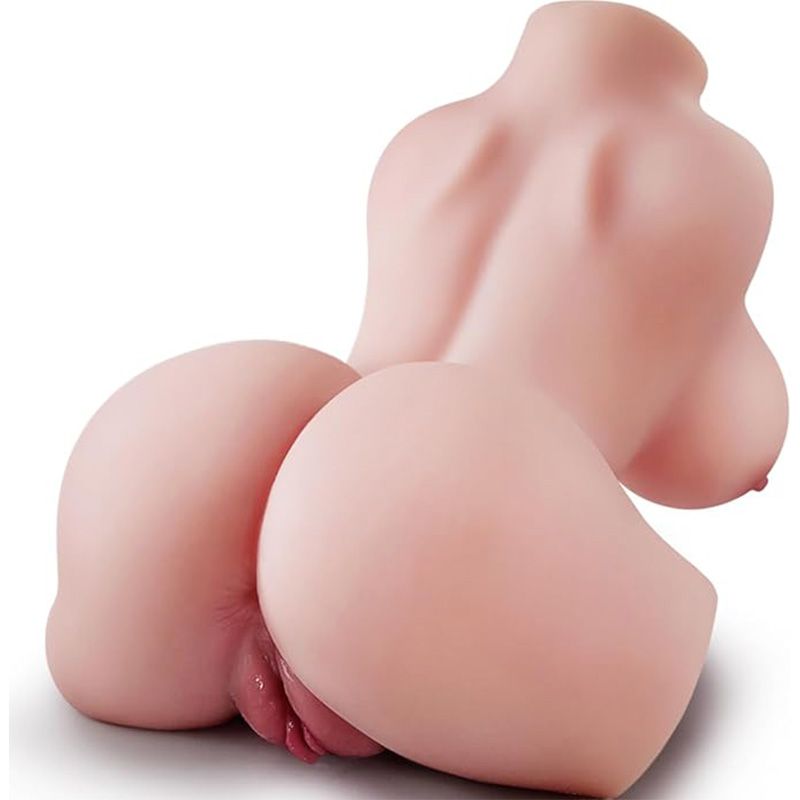  Sex Doll Male Masturbator with Realistic Boobs Vagina and Anal, Goyha 3 in 1 Torso Masturbator Love Doll Pocket Pussy with Built-in Spine 3lb Pussy Ass Male Sex Toy for Men Masturbation