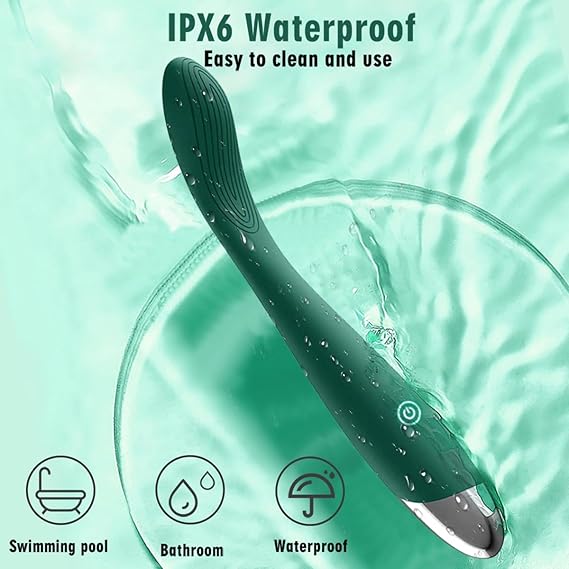 Adult Sex Toys for Women,Clitoral G Spot Vibrator with 10 Powerful Vibrating Modes,Clitoral Nipple Stimulator Finger Bullet Vibrators Waterproof Strapless on Dildo Anal Toys for Couple (Green)