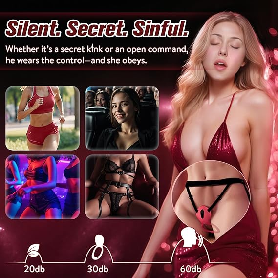 Couples Rose App Remote Control Wearable Vibrator, Couple Women Adult Sex Toys Games for Men, Hands Free Panty Clitoris Vibrator Vibrating Cock Ring,  BDSM Female Sex Toy Clitoral Stimulator