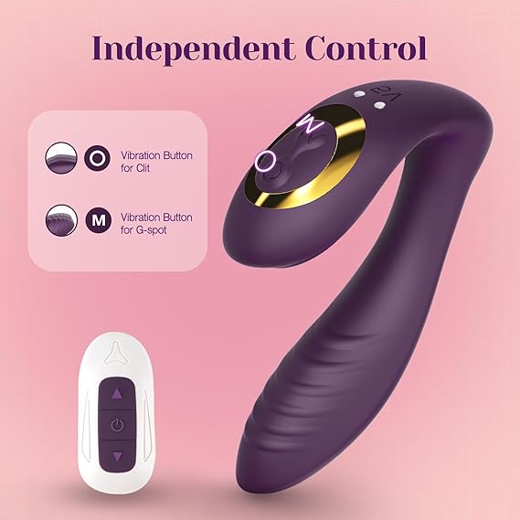  Wearable Clitoral G Spot Vibrator, Remote Control Adult Sex Toys for Women Couple, Powerful Quiet Panty Vibrators, Flexible Vibrating Adult Toy Stimulator with 10 Vibration