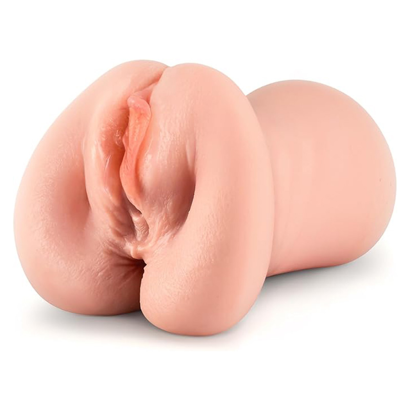 3 in 1 Pocket Pussy Male Masturbator - Adult Sex Toys for Men Penis Stimulation,Male Blowjob Stroker Toy with 3D Realistic Textured Tight Anus & Real Mouth for Man Masturbation Pleasure (Flesh)