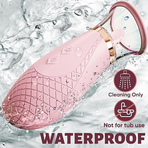  Clitoral Sucking Vibrator Sex Toys, 3 Sucking 9 Licking Modes Nipples Clit Sucker for Quick Orgasm, Tongue Vibrators Adult Toys for Women Couples (Lotus Pink)