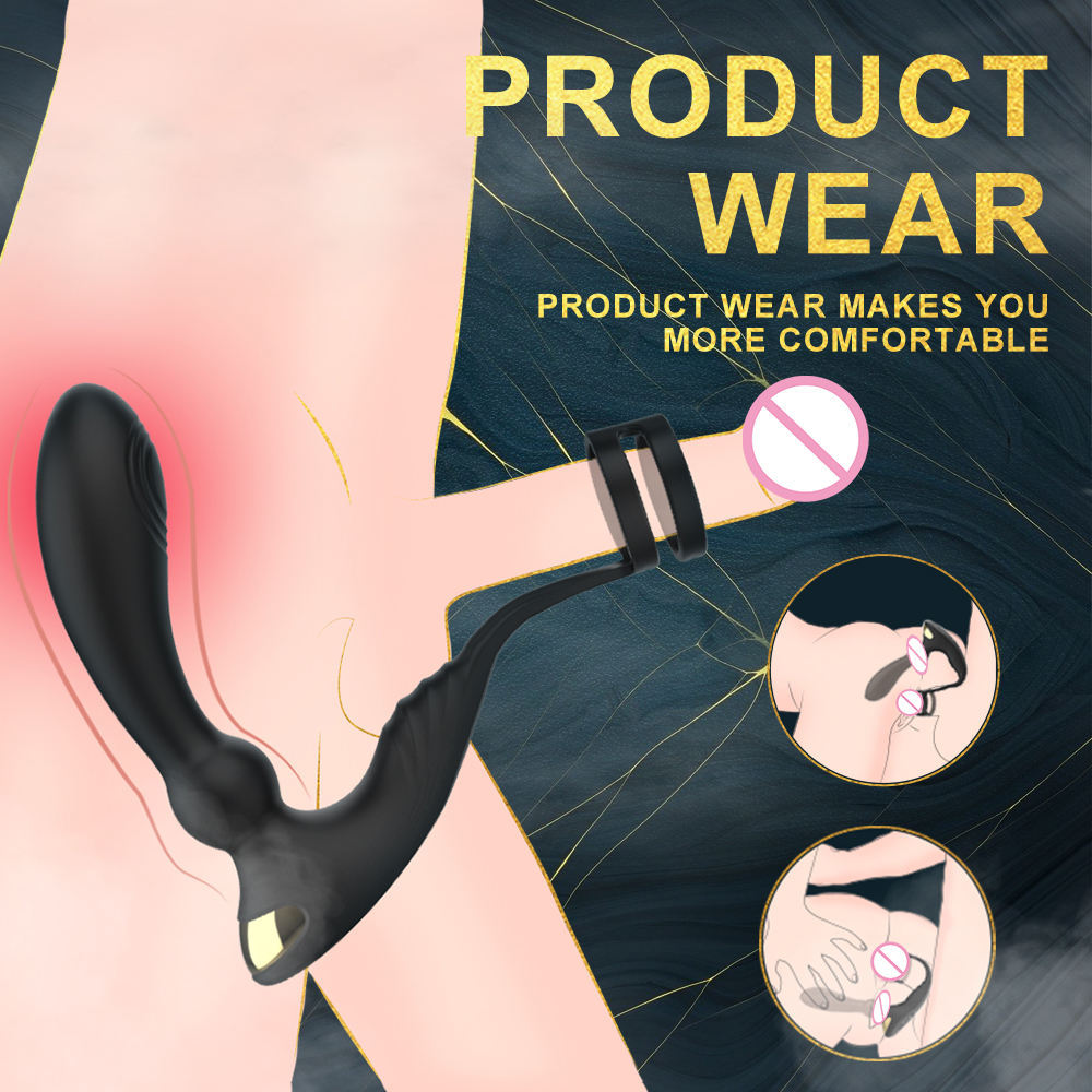 S-HANDEremote control silicone male prostate