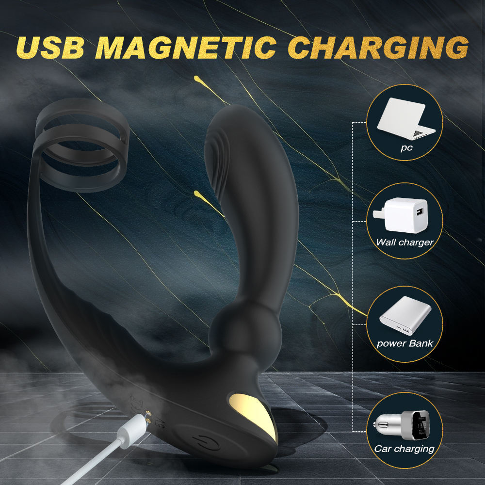 S-HANDEremote control silicone male prostate