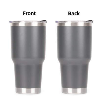 Customized Gift 30 oz Tumbler with Picture, Text, Name, Logo