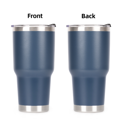 Customized Gift 30 oz Tumbler with Picture, Text, Name, Logo