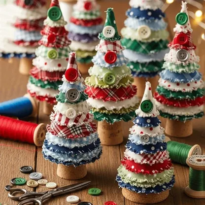 Patchwork Christmas Tree Decoration Kit