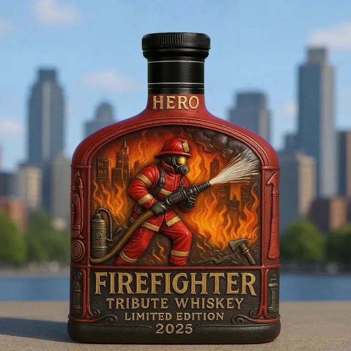 Firefghter Tribute Limited EditionWhiskey Bottle