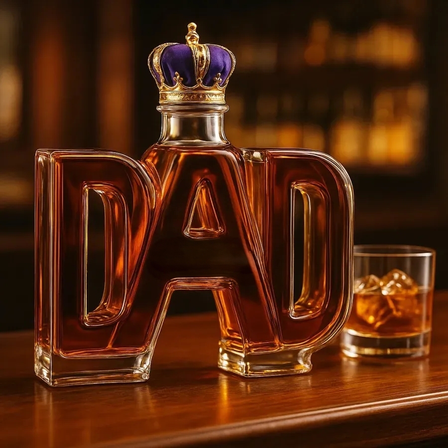 DAD Whiskey Bottle