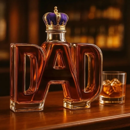 DAD Whiskey Bottle