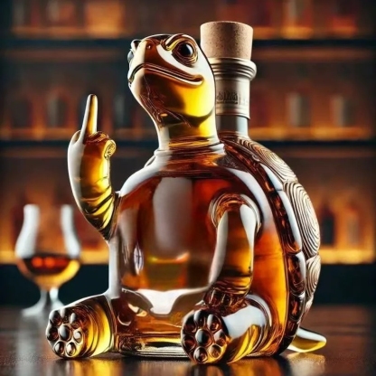 🐢 Whiskey Lovers Alert! Hilarious Turtle Bottle (J D/Blt) 🐢