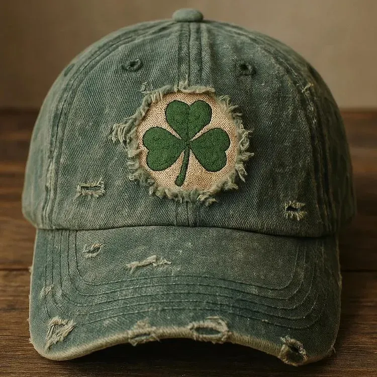 Vintage Shamrock Baseball Cap – A Symbol of Irish Luck & Timeless Style