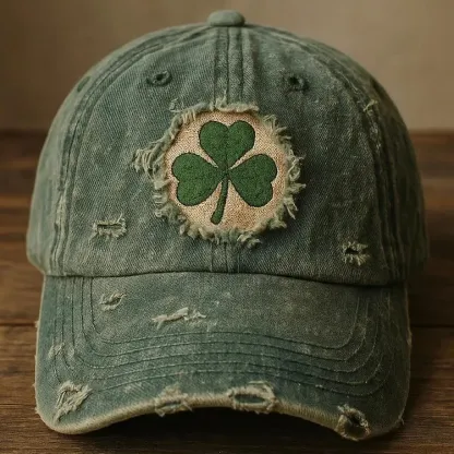 Vintage Shamrock Baseball Cap – A Symbol of Irish Luck & Timeless Style